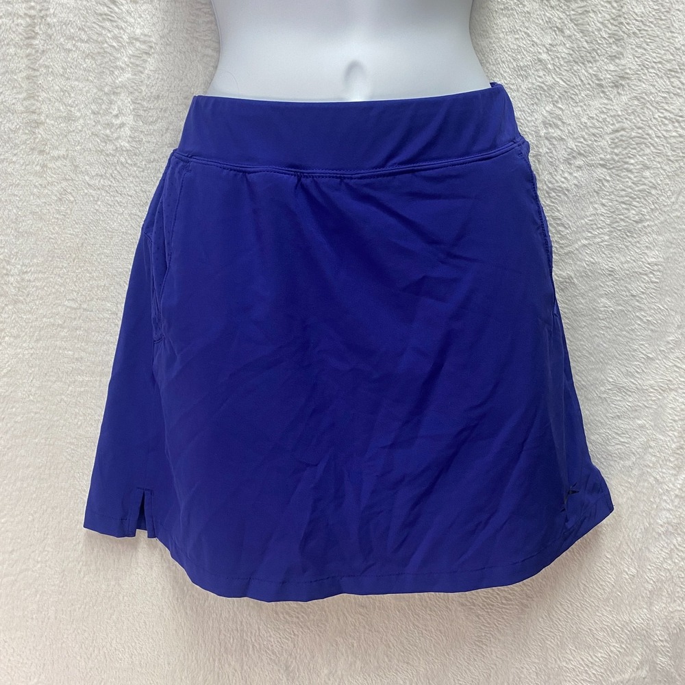 Slazenger Golf Athletic Skort Skirt Sz XS Royal Blue Lined Performance Pull On